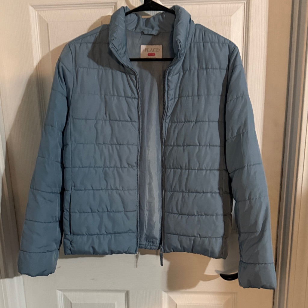 Place Light Blue Quilted Jacket